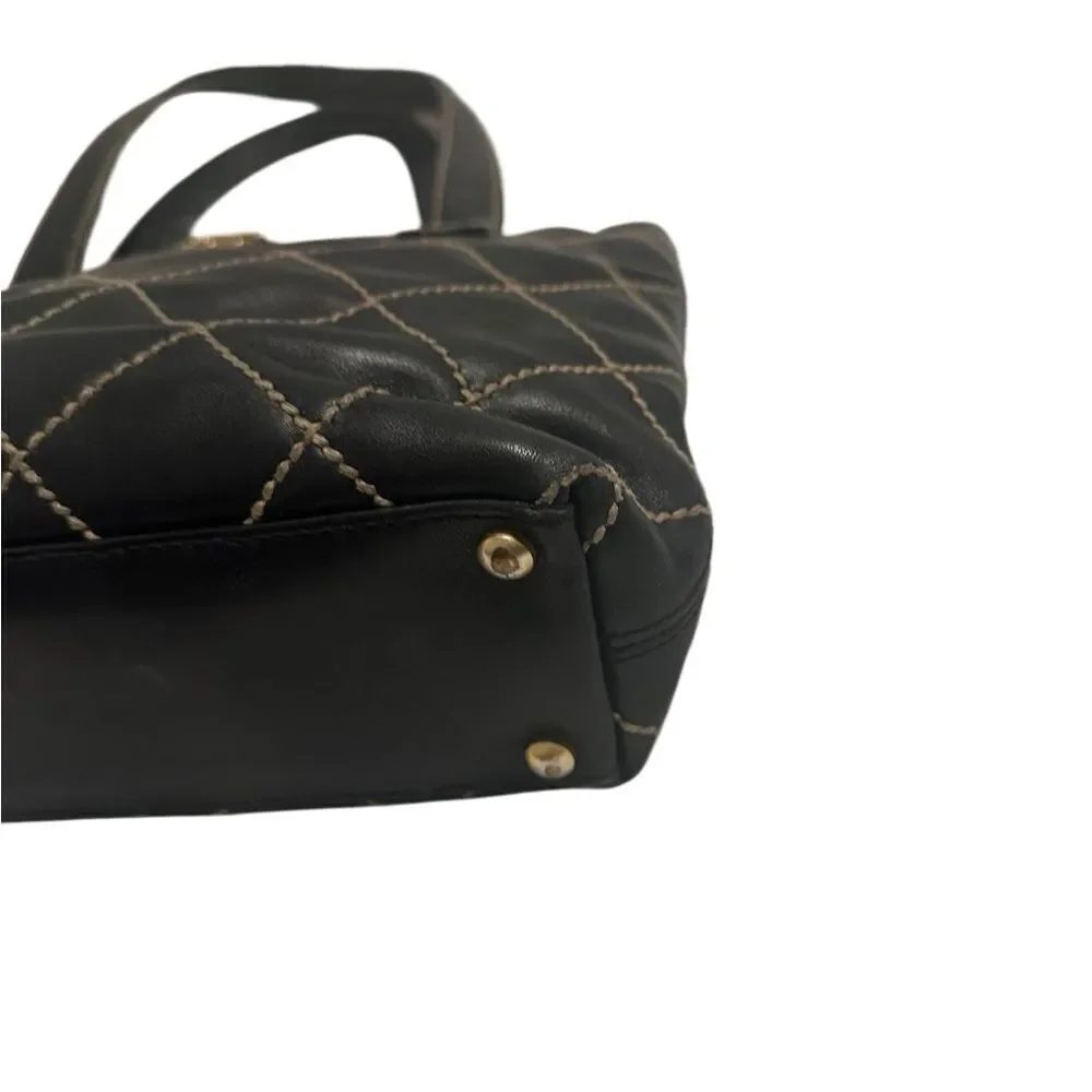 Chanel Black Quilted Tote Bag